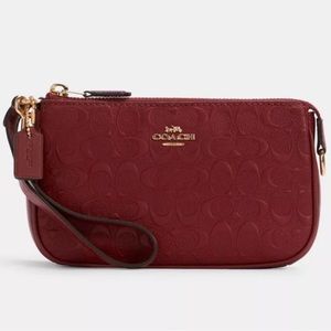 Coach Nolita 19 in Signature Leather- Gold/Red 1941